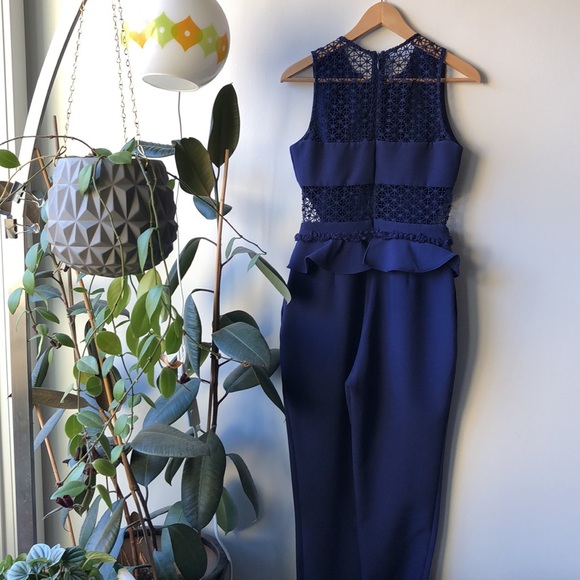 Adelyn Rae Royal Blue Jumpsuit - Picture 3 of 5